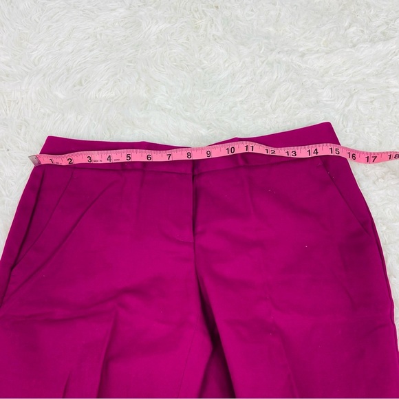 VINCE CAMUTO purple / pink cotton stretch straight dress pants size 0 - Picture 5 of 10